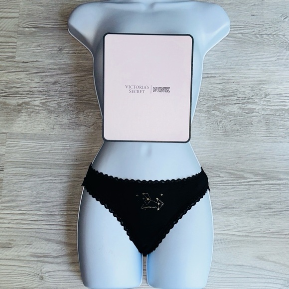 ♐️ Sagittarius Zodiac Symbol Lace Trim Panty Victoria Secret Small NWT - Picture 6 of 10